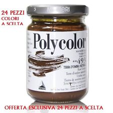 24 COLORI ACRILICI POLYCOLOR A SCELTA (CLASSIC REFLECT E BODY) MAIMERI 140ml 