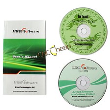 Artcut 2009 Plotter da Taglio Software Creazione Insegna 9 Lingue Taglierina Vinile 