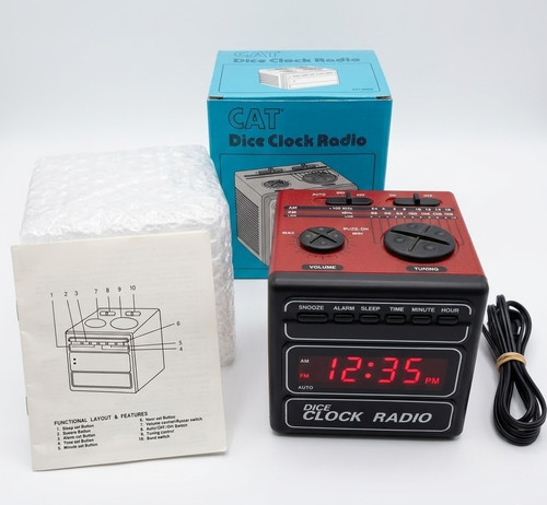 Vintage 80s dice - vintage, radio