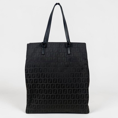 Borsa tote tela fendi - tela, zucca