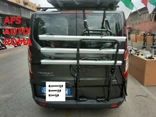 PORTABICI POSTERIORE STAND UP 3 BINARI PER FORD TRANSIT CUSTOM ANNO 2019