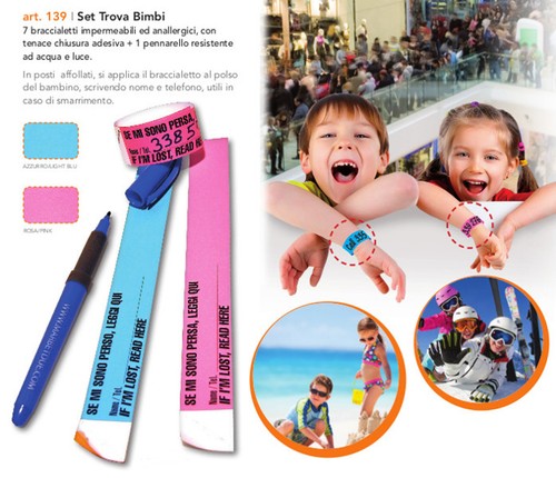 Set trova bimbi - , braccialetti