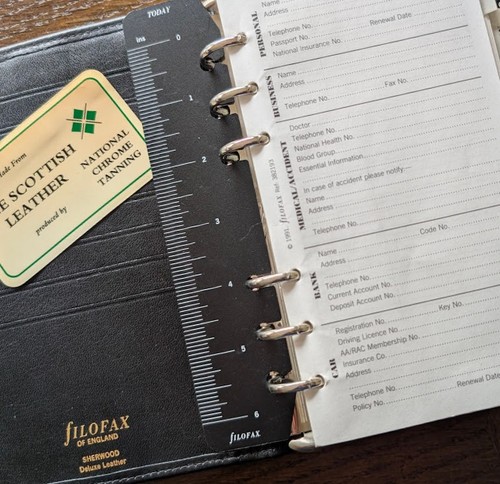 Filofax con inserti taglia - filofax,
