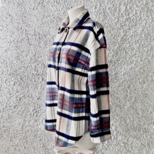 MAXI CAMICIA A QUADRI FLANELLA TESSUTO CALDO INVERNALE BOSCAIOLA