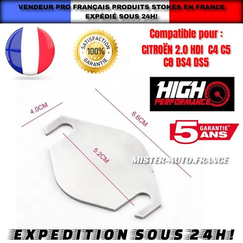 Plaque suppression vanne egr - vanne,