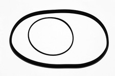 AKAI 1722-11L FULL SET CINGHIA PIATTA TOP SPESSA NON FINA REGISTRATORE BOBINE  