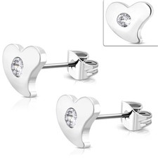 Orecchini Emeco ROCKABILLY CUORE LOVE ACCIAIO INOX TTE291