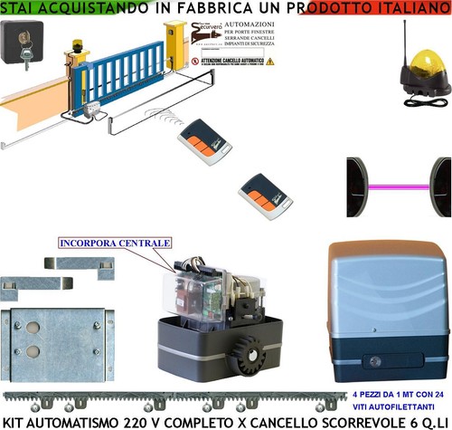 Kit automatismo cancello - automatismo,