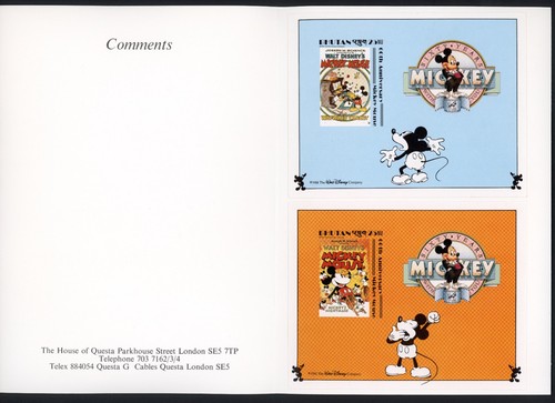 Bhutan 1989 disney - bhutan, mickey's