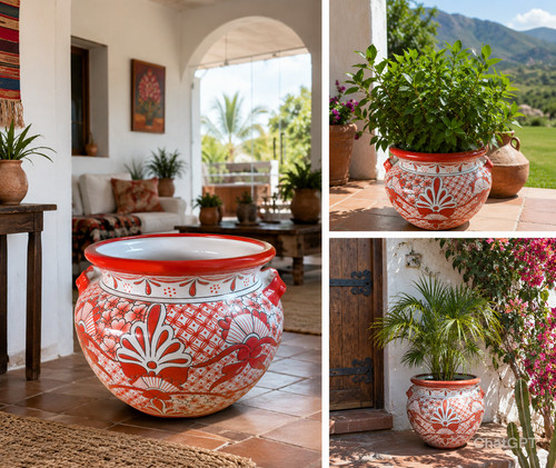 Grande vaso messicano - grande,