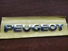 Logo Peugeot Chrome Adhesif 
