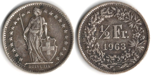 Svizzera franc 1963 - 1963,