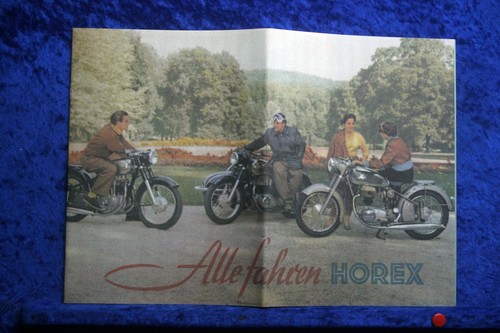 Horex regina 1953 depliant - horex,