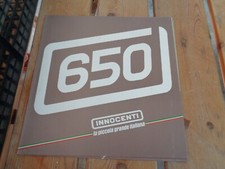 M9514 XX - DEPLIANT BROCHURE INNOCENTI MINI 650 "LA PICCOLA GRANDE ITALIANA"