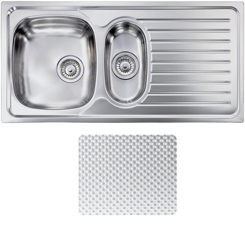 Lavello inox antigraffio - cm,