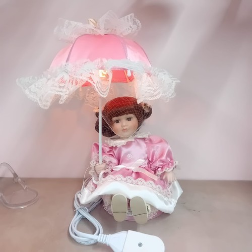 Lampada bambola porcellana - bambola,