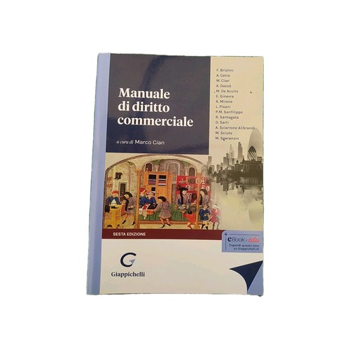 Manuale diritto commerciale - manuale, di