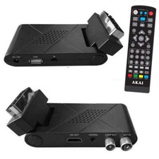 AKAI SCART 26510K DECODER DIGITALE TERRESTRE DVB-T2 MAIN10 H265 PORTA USB NUOVO