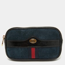 Borsa Gucci nera blu navy