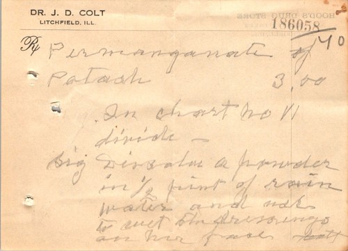 1918 hoods drug store - 1918,