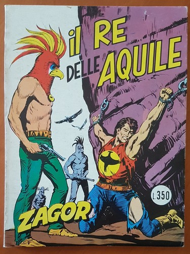Zagor scritta rossa - rossa,
