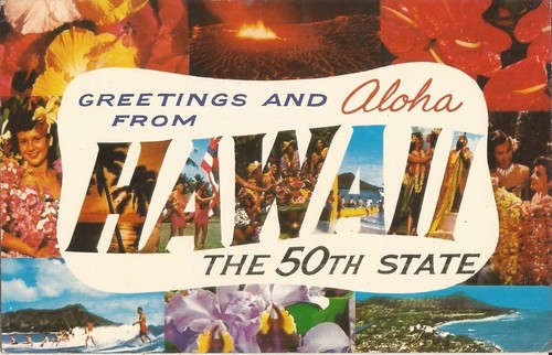 Lettera grande hawaii - lettera,