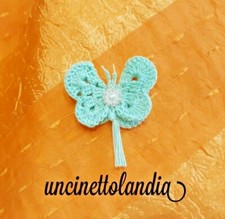 10 Farfalle verde Tiffany