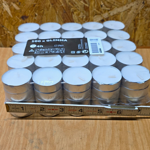 Candele cera luce tè bianco