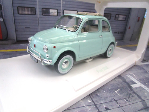 Fiat 500 blu pastello verde - fiat,