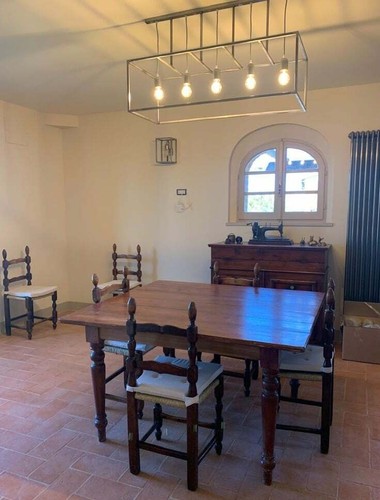 Lampadario bilancia ferro - lampadario, in