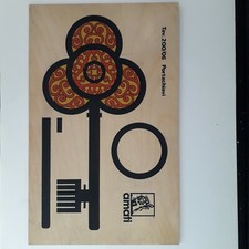 Traforo Amati model 200/06 disegno su compensato Portachiavi