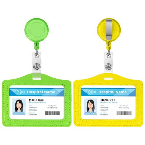 Vicloon porta badge 2pcs - porta,