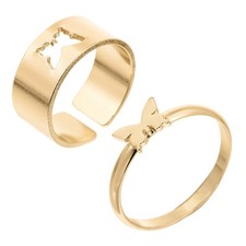 2 anelli alla moda, anelli
