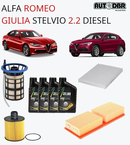 Kit tagliando filtri alfa - kit,
