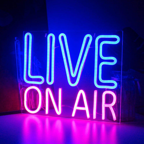 Insegna neon live air - neon,