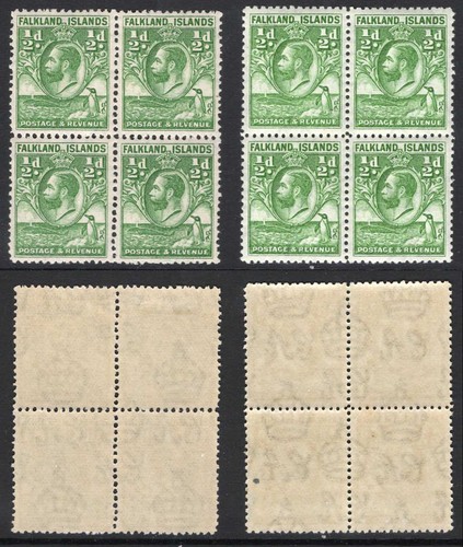 Falkland sg116 blocchi - falkland, is