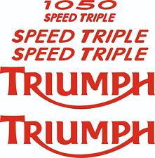  Triumph speed triple Kit adesivi triumph speed triple 1050 rosso lucido