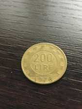 monete  200 lire italiane del