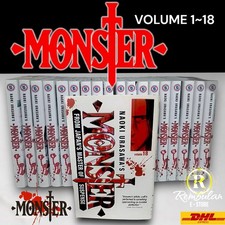 MONSTER Manga Vol.1-18 SET SCIOLTO/COMPLETO serie completa fumetti inglesi NUOVO