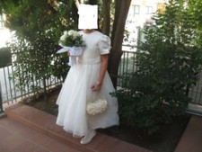 ABITO DA CERIMONIA - COMUNIONE / DAMIGELLA / - AVORIO ACQUISTATO DA OLIVIERO