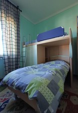 Letto soppalco + 1 materasso con armadio