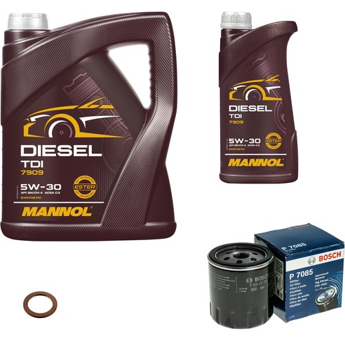 Bosch filtro olio mannol - bosch, l