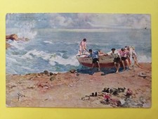 cpa Illustration Aquarelle