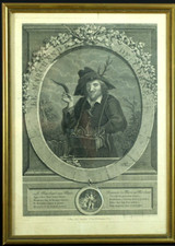 Antica Incisione Ritratto