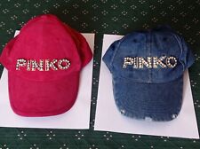 2x PINKO Cappello Donna Berretto Cappellino vintage (NO starter nba basket borsa