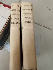 Vocabolario latino italiano - latino,