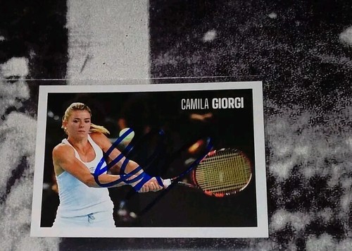 Autografo camila giorgi - camila,