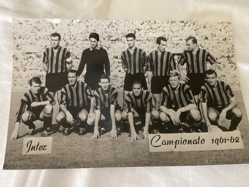 Cartolina calcio squadra inter - cartolina,