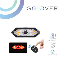 FRECCE A LED PER MONOPATTINO E BICI CON CONTROLLO REMOTO WIRELESS A BATTERIA 