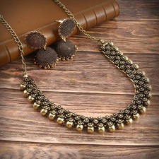 Collana girocollo tribale etnica tribale banjara fatta a mano con perline gio...